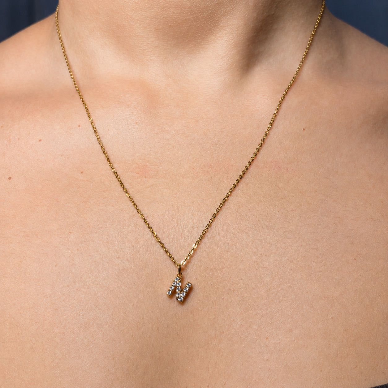 Collier Précieuse Lettre